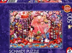 PUZZLE 500 PIECES - CEREMONIE DU THE AU JAPON