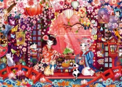 PUZZLE 500 PIECES - CEREMONIE DU THE AU JAPON