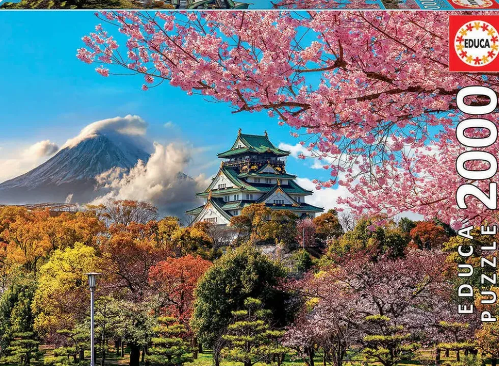 PUZZLE 2000 PIECES - CHÂTEAU D'OSAKA - JAPON