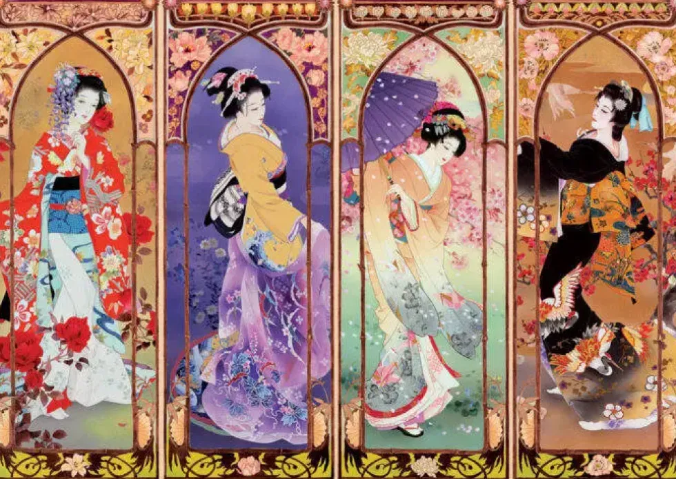 PUZZLE 4000 PIECES - COLLAGE JAPONAIS