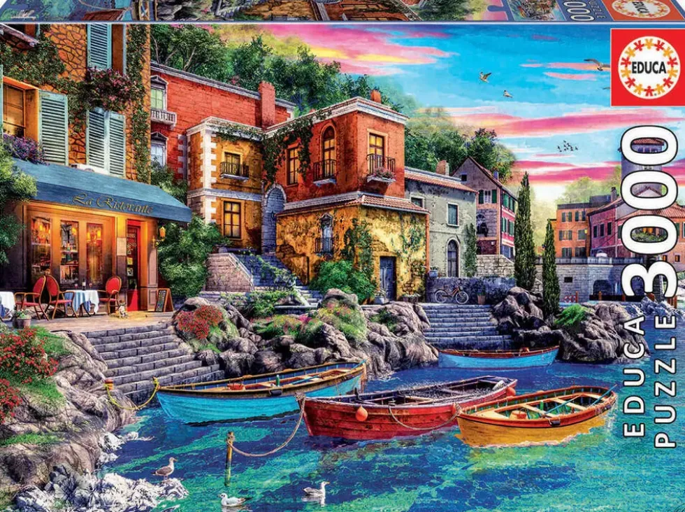 PUZZLE 3000 PIECES - COUCHER DU SOLEIL À CÔME