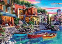 PUZZLE 3000 PIECES - COUCHER DU SOLEIL À CÔME
