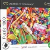 PUZZLE 1000 PIECESCOULEURS SPASH SUCETTES ET BONBONS