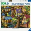 PUZZLE 1500 PIECES ​ CREPUSCULE A LA CIME DES ARBRES