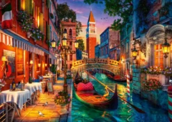 PUZZLE 1000 PIECESCROISIERE SUR LES CANAUX A VENISE