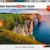 PUZZLE 1000 PIECES - DES RACINES ET DES AILES - VUE SUR LES FALAISES D'ETRETAT