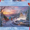 PUZZLE 1000 PIECES - DISNEY CENDRILLON A LA MAISON POUR NOEL