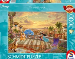 PUZZLE 1000 PIECES - DISNEY JASMINE DANSE DANS LE DESERT