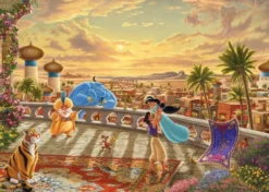 PUZZLE 1000 PIECES - DISNEY JASMINE DANSE DANS LE DESERT