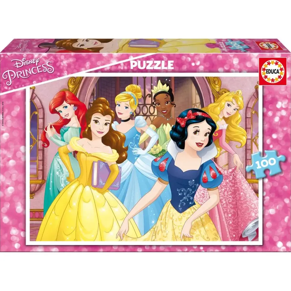 PUZZLE 100 PIECES DISNEY PRINCESSES