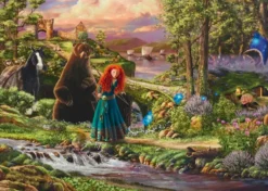 PUZZLE 1000 PIECES - DISNEY REBELLE BRAVE MERIDA