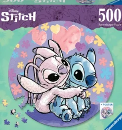 PUZZLE 500 PIECES - DISNEY STITCH ROND