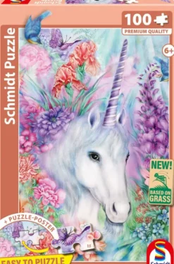 PUZZLE 100 PIECES - DOUCE BEAUTE DE LA LICORNE