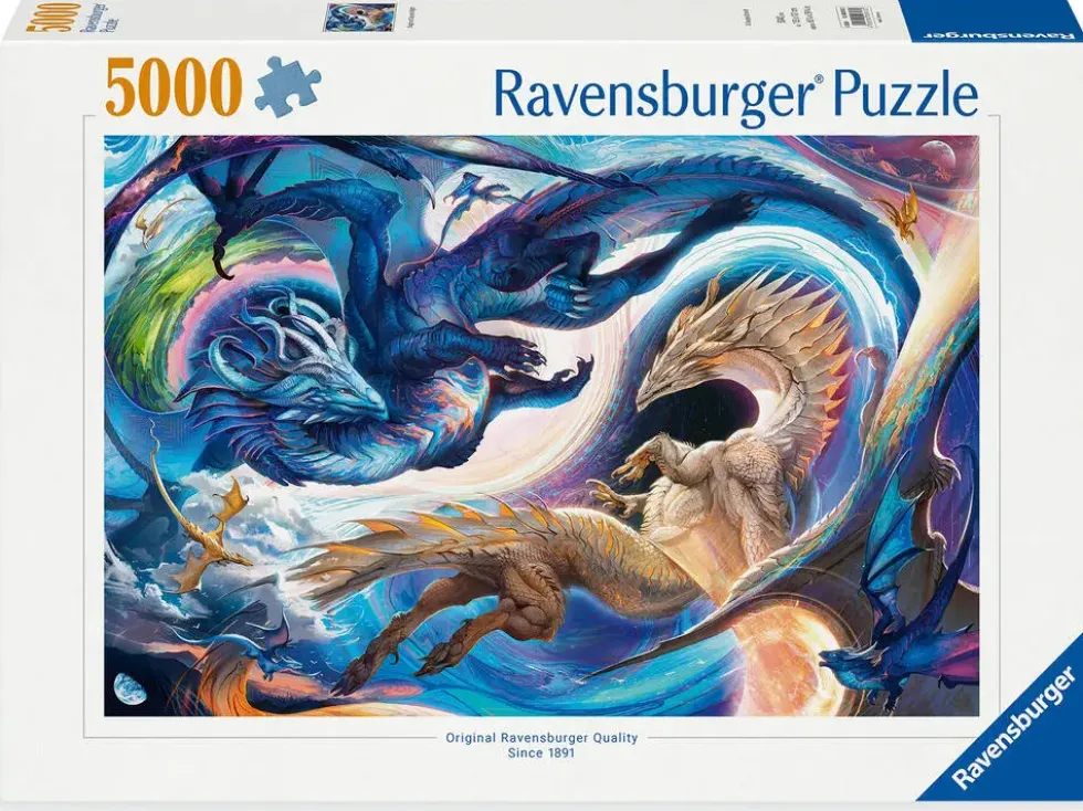 PUZZLE 5000 PIECES DRAGONS DE JOUR ET DE NUIT