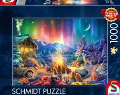 PUZZLE 1000 PIECES - FEU DE CAMP SOUS LES ETOILES