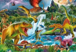 PUZZLE 150 PIECES - GEANTS PREHISTORIQUES FASCINANTS