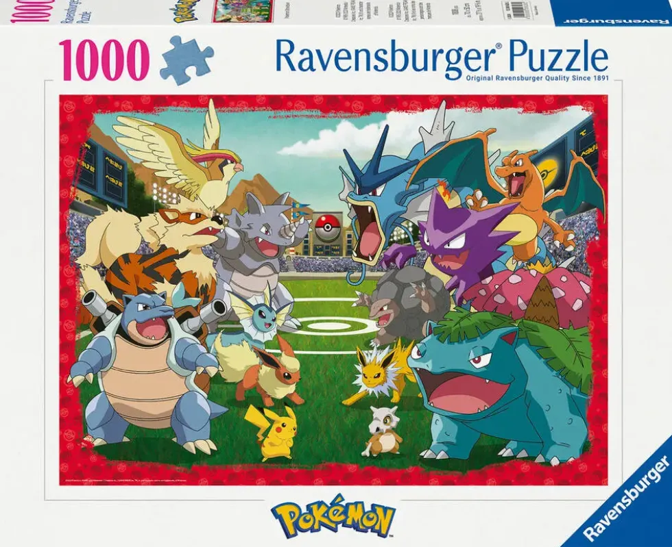 PUZZLE 1000PIECES - L'AFFRONTEMENT DES POKEMON