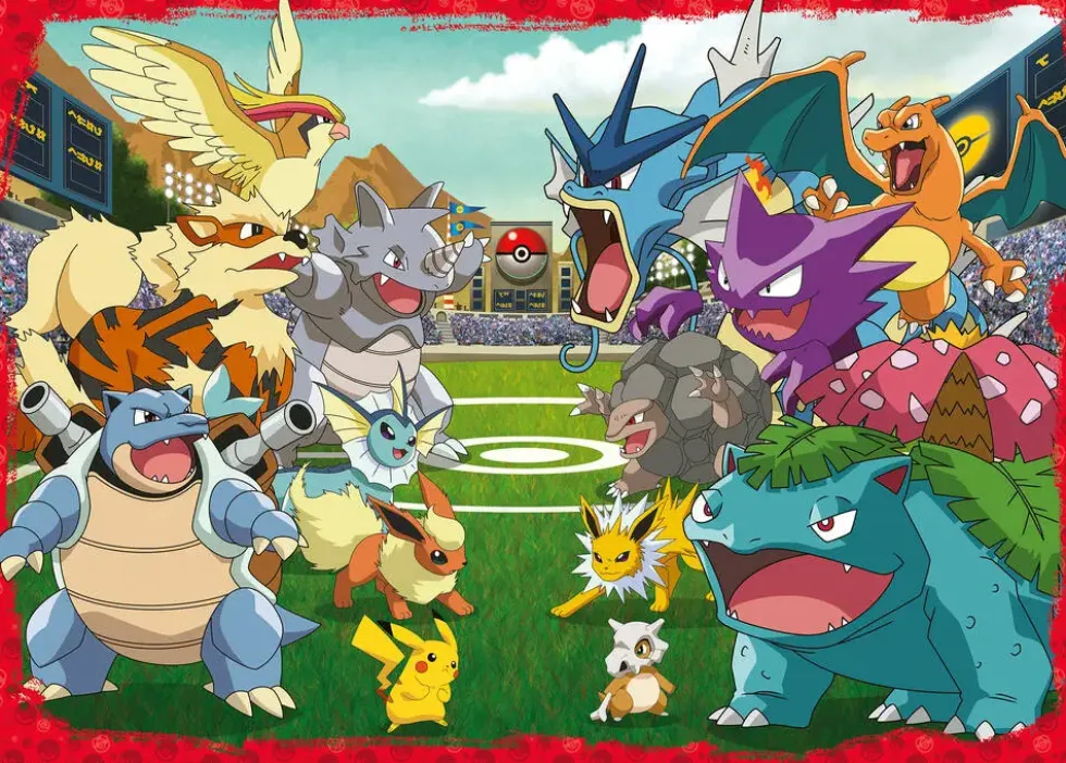 PUZZLE 1000PIECES - L'AFFRONTEMENT DES POKEMON