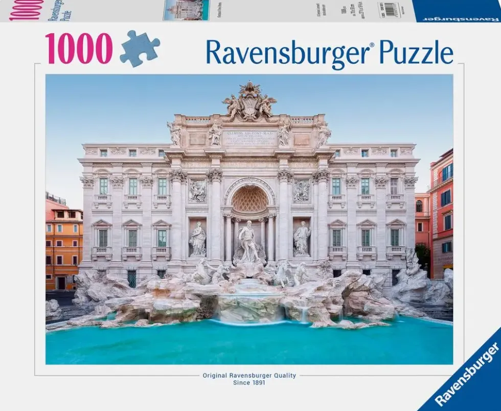 PUZZLE 1000 PIECES - LA FONTAINE DE TREVI