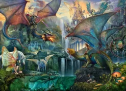 PUZZLE 9000 PIECES - LA FORET MAGIQUE DES DRAGONS