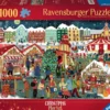 PUZZLE 1000 PIECES - LE MARCHE DE NOEL
