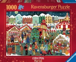 PUZZLE 1000 PIECES - LE MARCHE DE NOEL