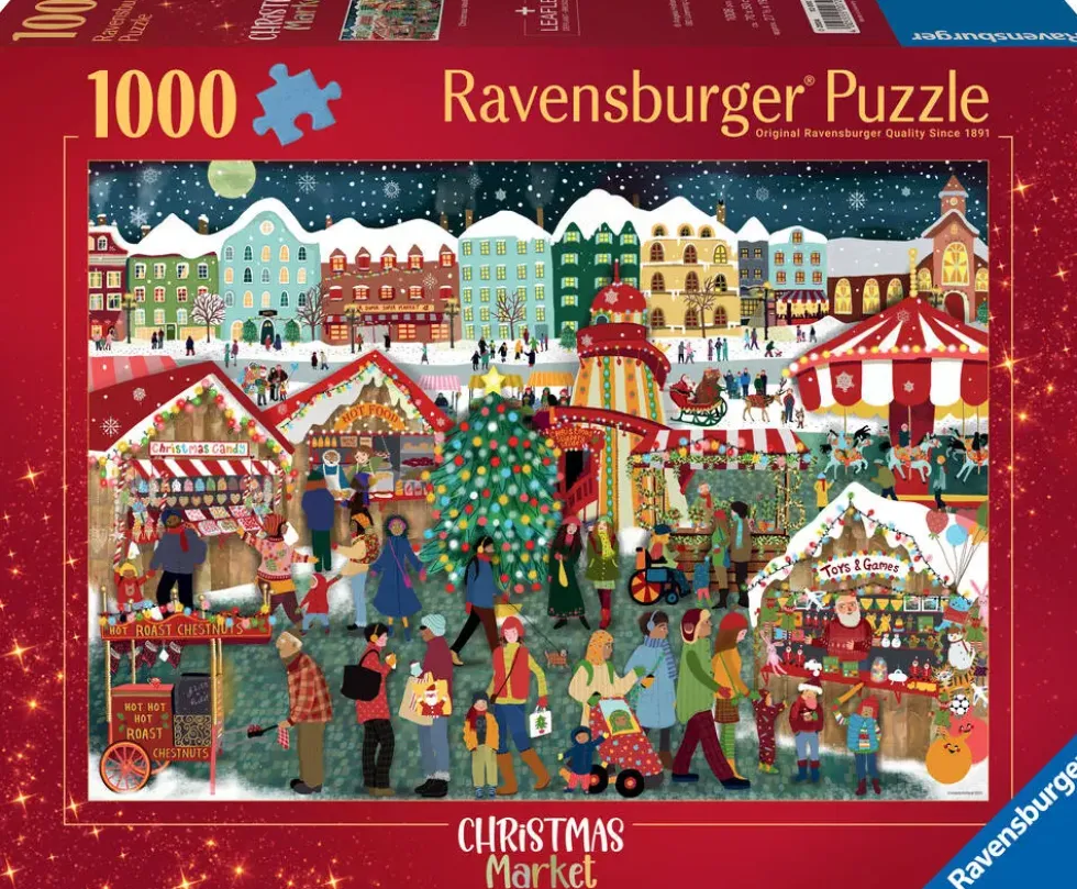 PUZZLE 1000 PIECES - LE MARCHE DE NOEL