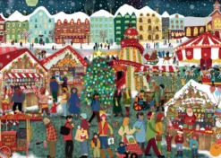 PUZZLE 1000 PIECES - LE MARCHE DE NOEL