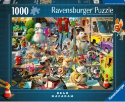 PUZZLE 1000 PIECESLE PROMENEUR DE CHIENS