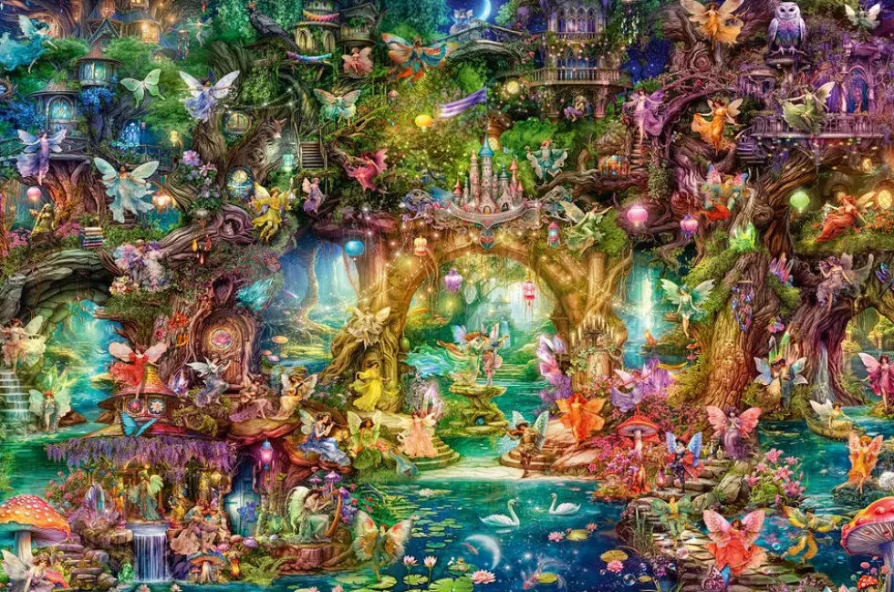 PUZZLE 4000 PIECES - LE ROYAUME DES FEES