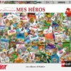 PUZZLE 1000 PIECES - LES ALBUMS D'ASTERIX