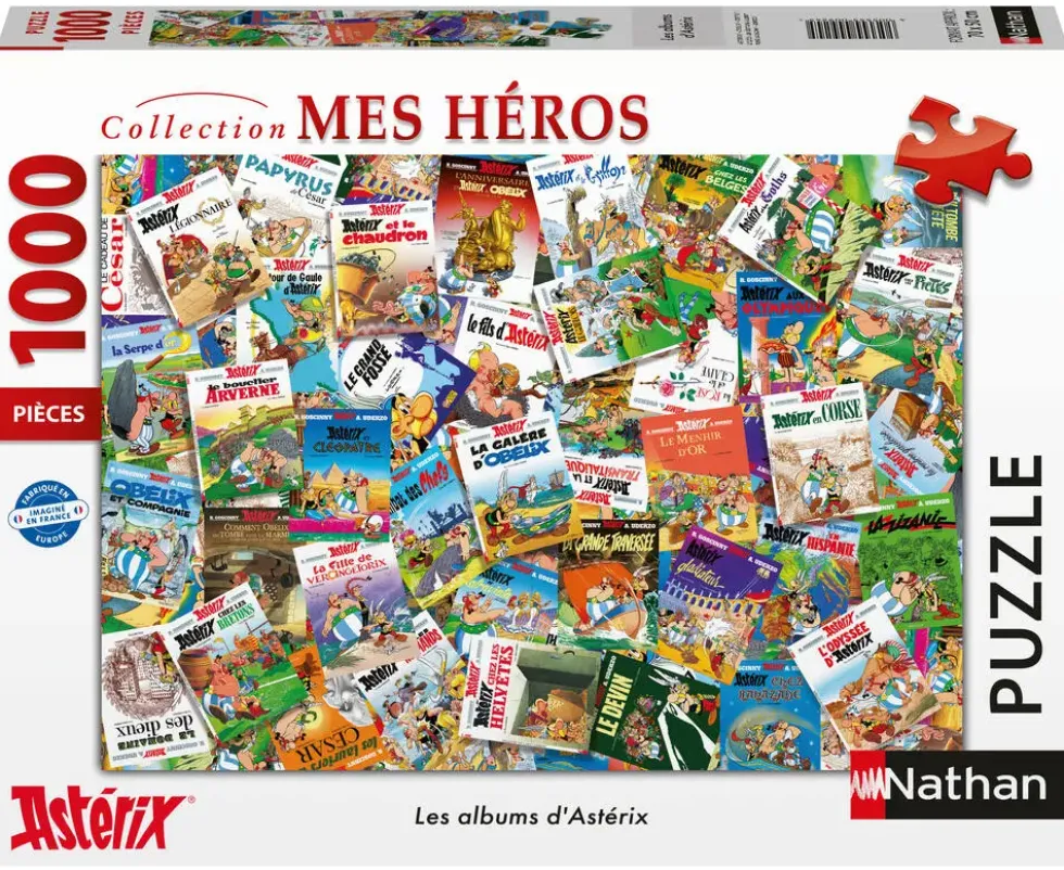 PUZZLE 1000 PIECES - LES ALBUMS D'ASTERIX