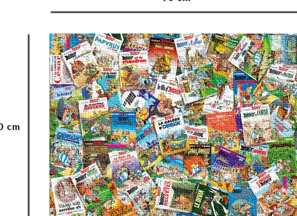 PUZZLE 1000 PIECES - LES ALBUMS D'ASTERIX