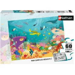 PUZZLE 60 PIECES - LES ANIMAUX DES OCÉANS