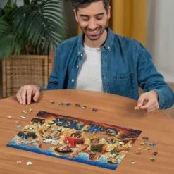 PUZZLE 500 PIECES - LES AVENTURES DES PIRATES DU CHAPEAU DE PAILLE