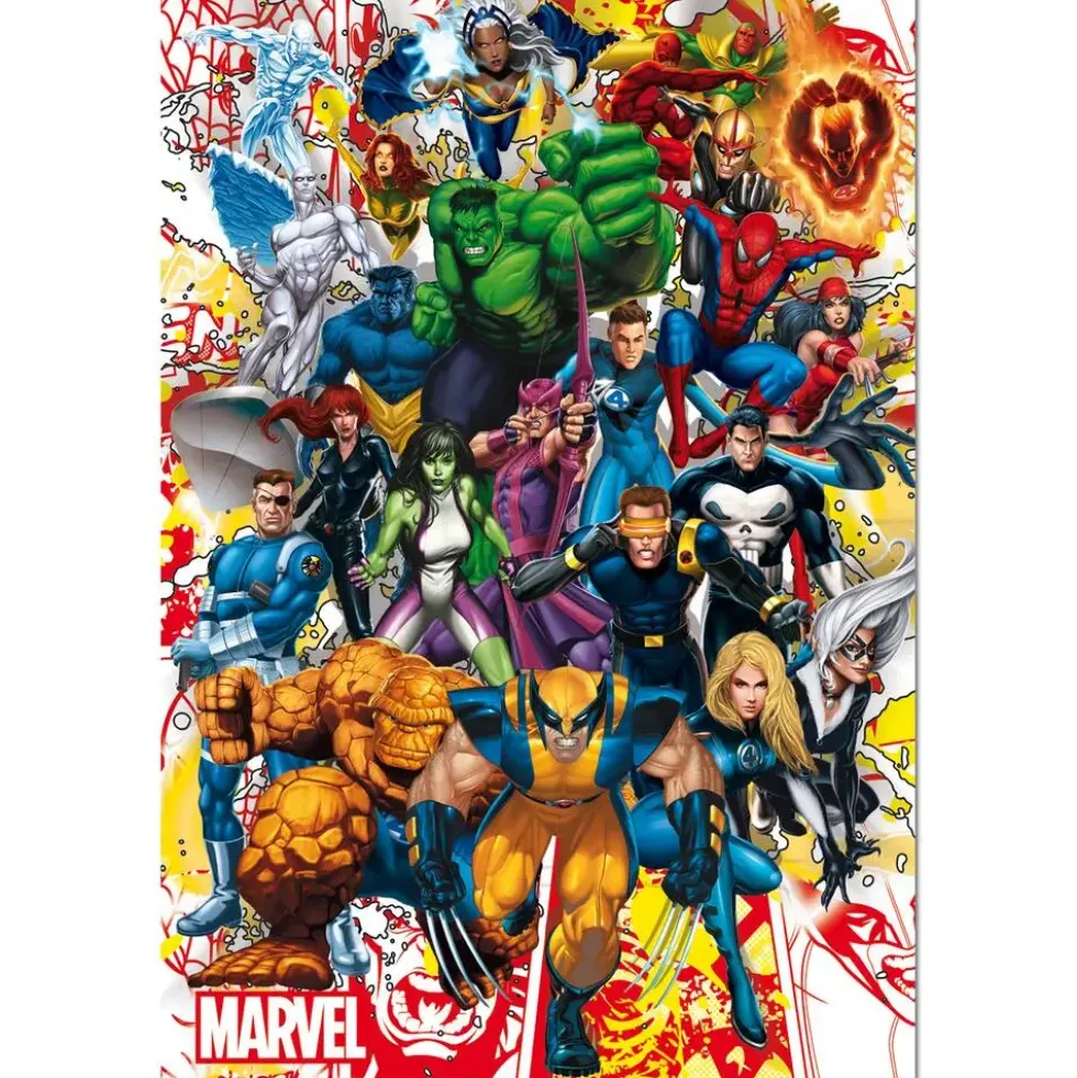 PUZZLE 500 PIECES LES HEROS DE MARVEL