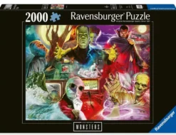 PUZZLE 2000 PIECESLES MONSTRES D'UNIVERSAL