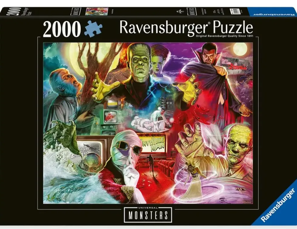 PUZZLE 2000 PIECESLES MONSTRES D'UNIVERSAL