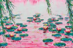 PUZZLE 4000 PIECESLES NENUPHARS ROSES