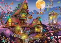 PUZZLE 500 PIECES - MAISON DES FEES