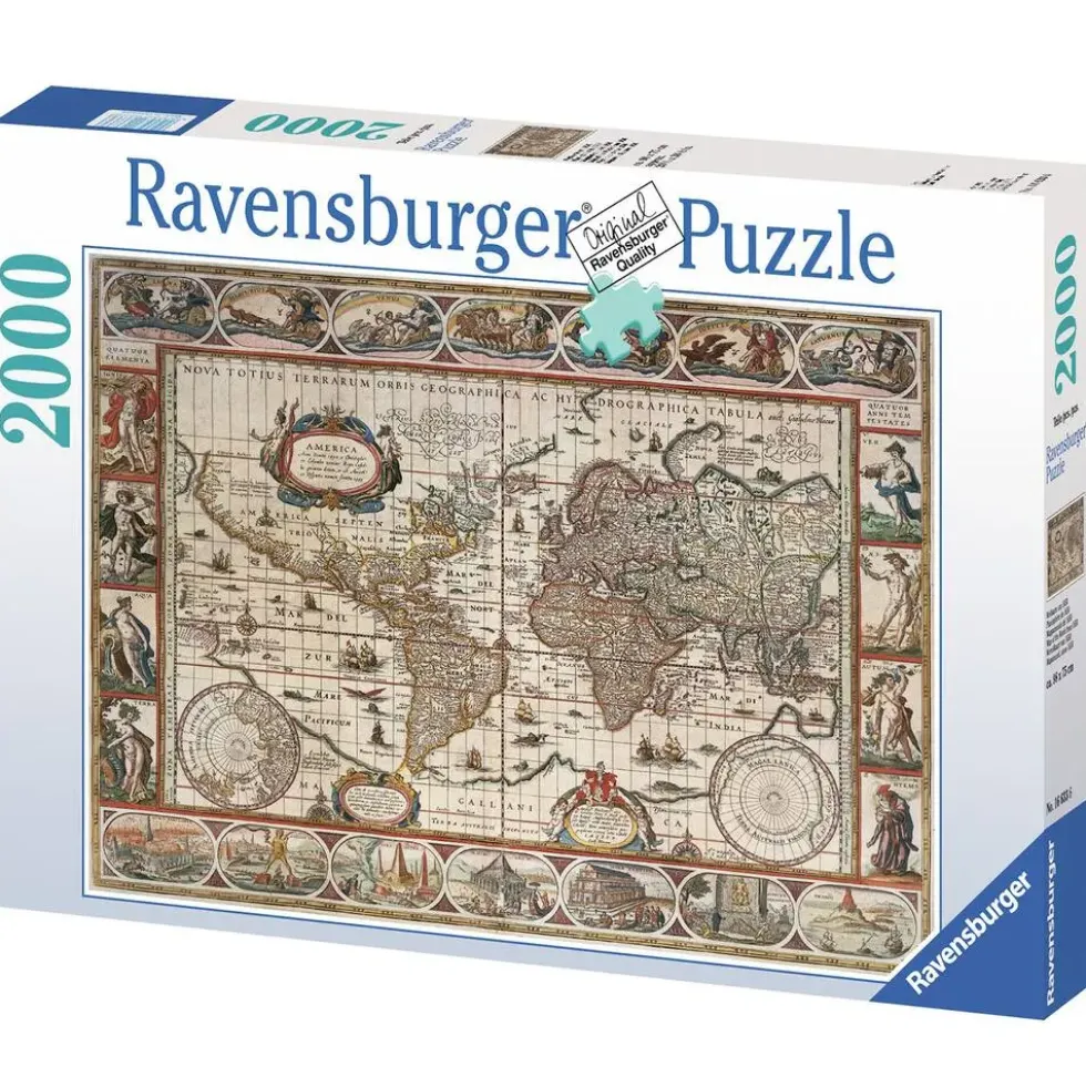 PUZZLE 2000 PIECES MAPPEMONDE 1650