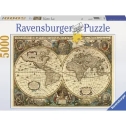 PUZZLE 5000 PIECES MAPPEMONDE ANTIQUE