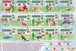 PUZZLE 150 PIECES - MAPPEMONDE DINOSAURES