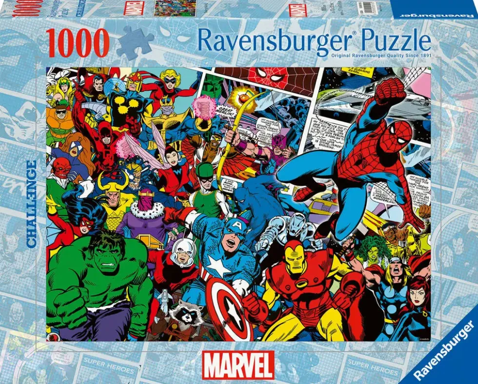 PUZZLE 1000 PIECES - MARVEL CHALLENGE