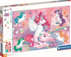 PUZZLE 24 PIECES MAXI - JOLLY UNICORNS