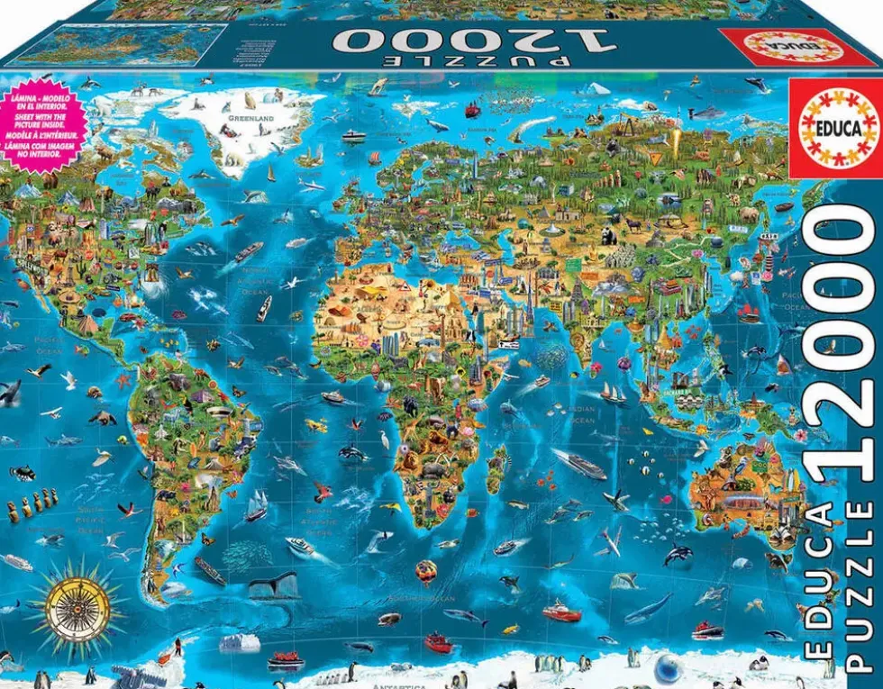 PUZZLE 12000 PIECES - MERVEILLES DU MONDE