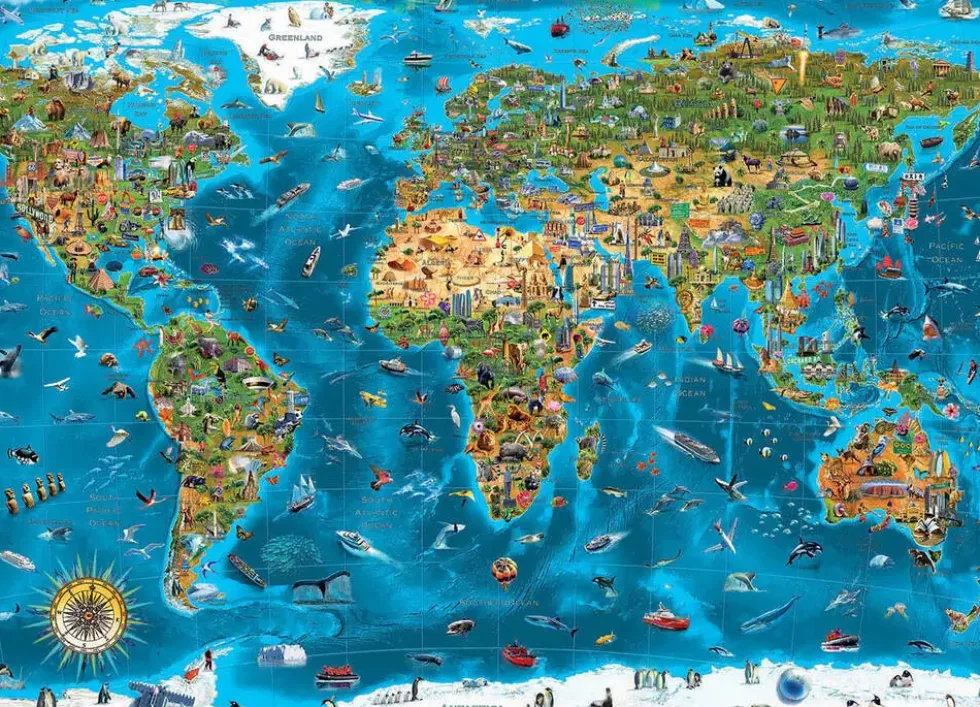 PUZZLE 12000 PIECES - MERVEILLES DU MONDE