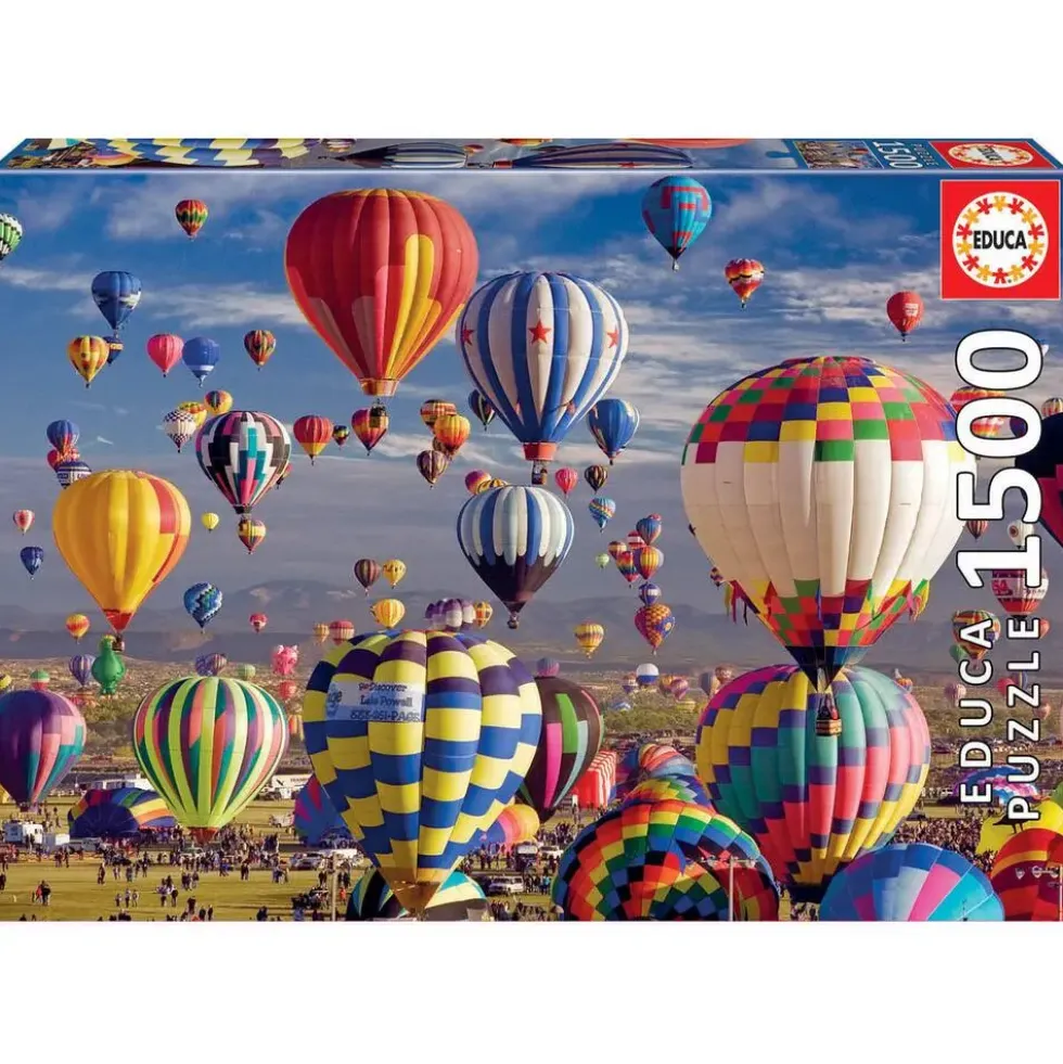 PUZZLE 1500 PIECES MONTGOLFIERES