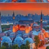 PUZZLE 1000 PIECES - MOSQUEE BLEU