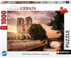 PUZZLE 1000 PIECES - NOTRE-DAME DE PARIS AU CREPUSCULE